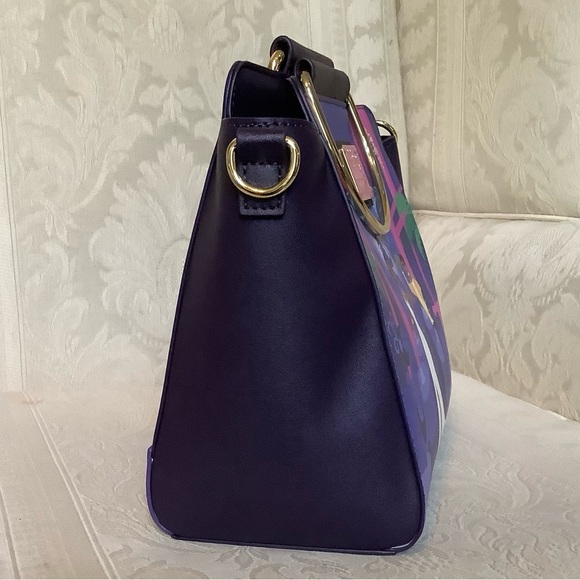 Loungefly Disney Tiana’s Place Crossbody Satchel Bag Purse Princess & Frog - Picture 3 of 9